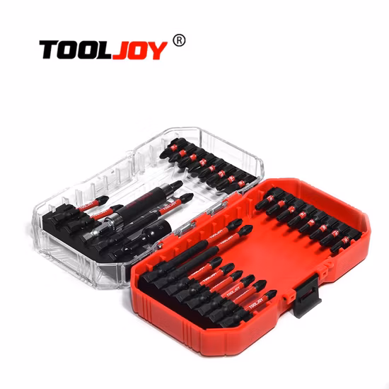 Tooljoy 30PCS 스크류 드라이버 비트 더블 엔드 마그네틱 스크류 드라이버 비트, 스크류 홀더, 육각 스크류 드라이버 비트, 크로스 윈드 배치 헤드, 산업용 전기 헤드